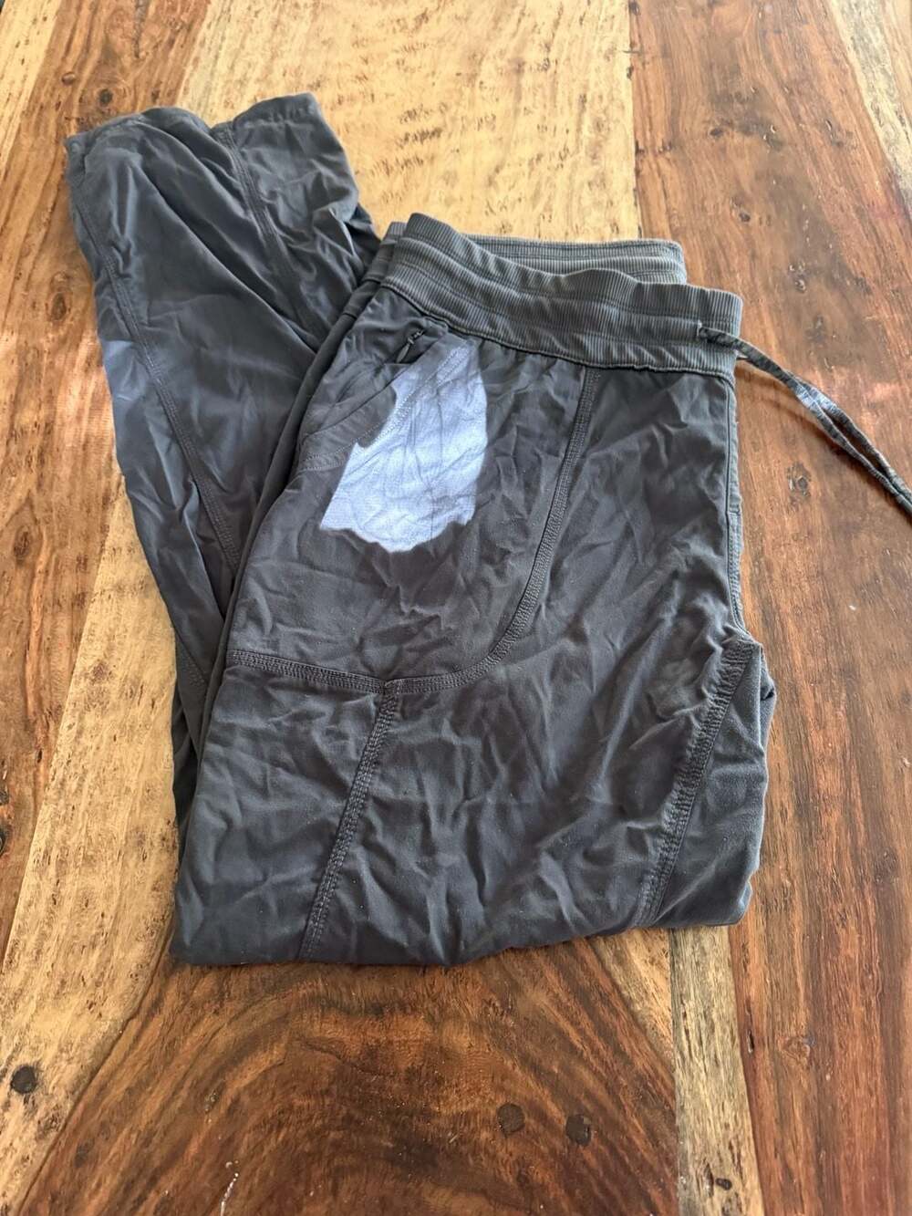 The North Face Pants Size XL Gray Drawstring Casual Active